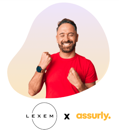 homme heureux, en partenariat avec Lexem