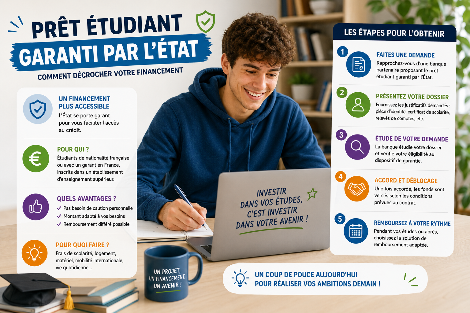 Prêt Étudiant Garanti par l&rsquo;État: conditions & banques
