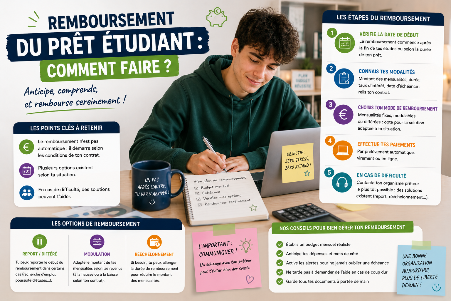 Remboursement du prêt étudiant : comment faire ?
